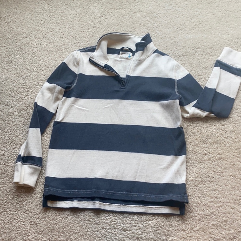 Crew cuts NEW! Boys 1/4 zip sweatshirt